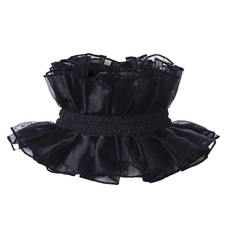 Victorian Ruffle Collar Lace False Collar Halloween Event Dressingup Neckpiece