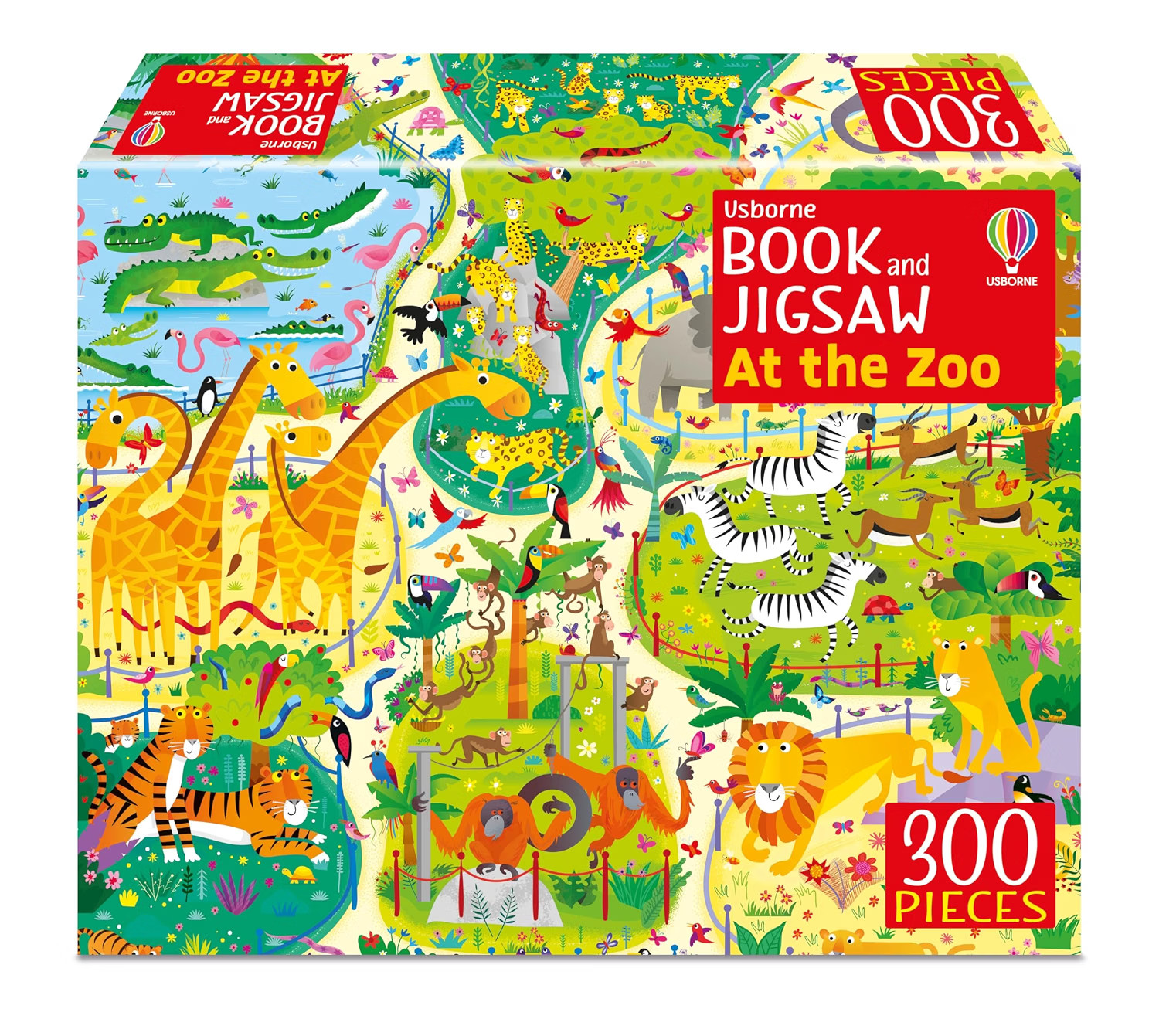 Usborne Book and Jigsaw At the Zoo by Kirsteen Robson (Paperback Book) - Image 5