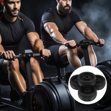 4 Pcs Workout Pulley System Athletic Roller Exercise Wheel Rollers for Working