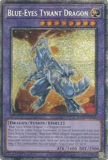 Yugioh! Blue-Eyes Tyrant Dragon - MP25-EN042 - Starlight Rare - 1st Edition Near