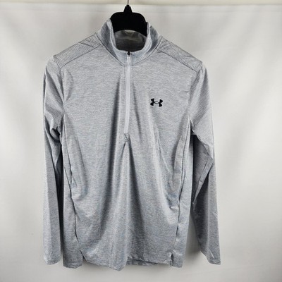 Under Armour Mens S/P Gray Tech Vent 1/2 Zip Pullover 1382184-023 NWT
