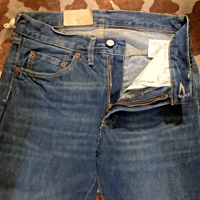 Vtg LVC 1954 Levi's 501 ZXX Jeans Red Line Size 28