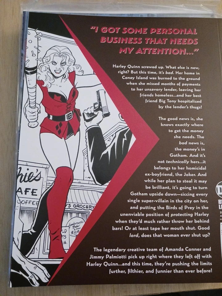 Harley Quinn & Birds of Prey Book One DC Black Label April 2020 Conner Palmiotti - Image 2 of 3