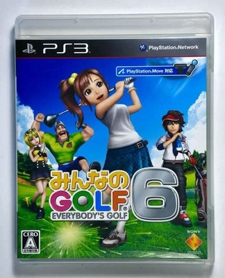 Everybody's GOLF 6 PS3 Videospiel Playstation 3 mit Hülle Gebraucht Gut