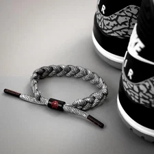 Brand New RASTACLAT Asphalt Elephant Shoelace Bracelet