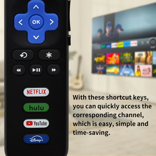 RC280A Replaced Remote Control Only for RK TV for TCL RK Hisense Rk/Onn Rk/Phili - Picture 3 of 13