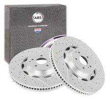 2x ABS BREMSSCHEIBEN 390mm BEL&Uuml;FTET GESCHLITZT/GELOCHT VORNE passend f&uuml;r MERCEDE