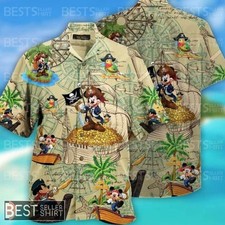 Mickey Mouse Pirate Adventure Disney Hawaiian Shirt