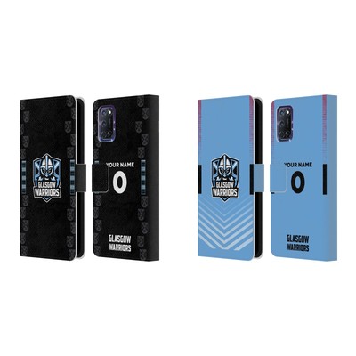CUSTOM GLASGOW WARRIORS 2022/23 KIT LEATHER BOOK WALLET CASE FOR OPPO PHONES