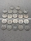 Lot Of 22 1966 Canada Half Dollars - All In VF To UNC Condition 80% Silver