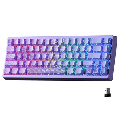 XVX M67 JadeStone 65% Mechanical Keyboard Hot Swappable Gasket RGB Tri-Mode