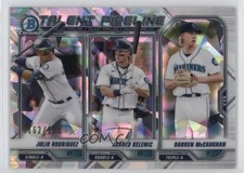 2021 Bowman Atomic Refractor Julio Rodriguez Darren McCaughan Jarred Kelenic o7m