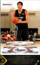 2009-10 Panini Prestige Omri Casspi #223 Rookie Excellent