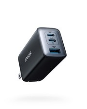 Anker Charger, 65W 3-Port Fast Compact Foldable USB C Charger Block for Black