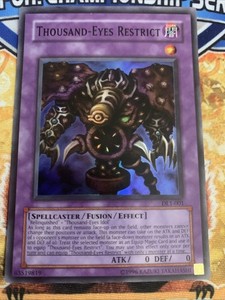 Yu-Gi-Oh! Card: Thousand-Eyes Restrict LED2-EN005 - Near Mint/Mint Condition