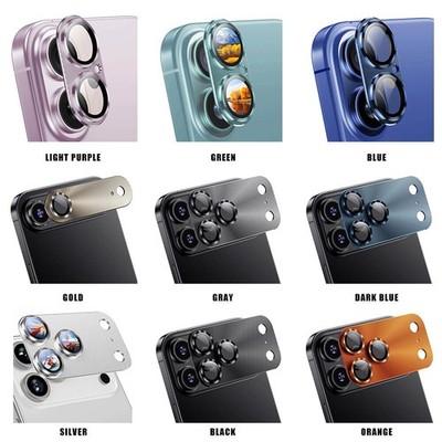 3D Texture Metal Camera Lens Protector for iPhone 17 Pro Max /17 Pro/17 Air