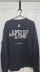 Russell Sports Energique Fitness Large Print Logo Sweatshirt Mens Medium