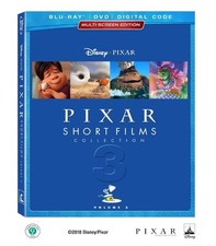Pixar Short Films Collection: Volume 3 (Blu-ray + DVD) - New !!