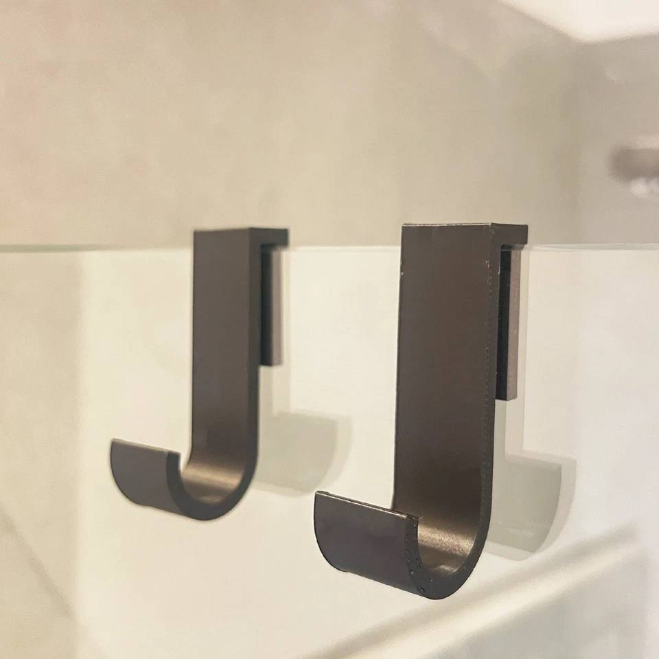 4x Handtuchhaken Dusche – Duschkabine Haken ohne Bohren Handtuchhalter Kleider - Bild 2 von 4