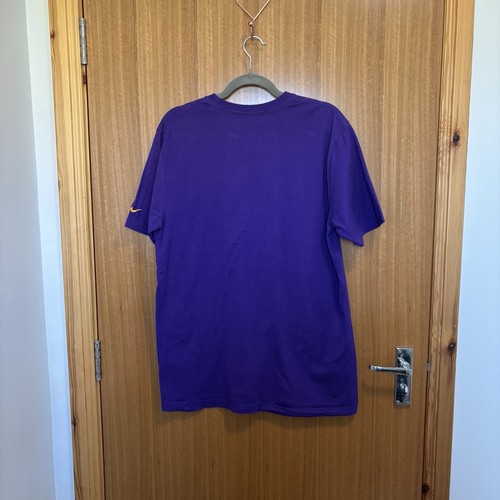 Nike T-Shirt Men's Size L Purple The Athletic Dept Just Do It Print Rare Vintage - Picture 6 of 13
