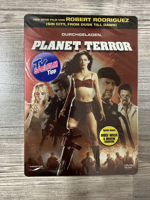 DVD Planet Terror Durchgeladen Steelbook FSK 18     N