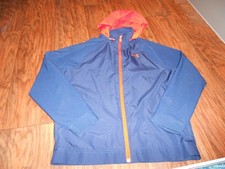Under Armour boys coat size Y L large MINT cond loose fit lightweight hood