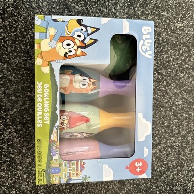 NEW Bluey & Friends Kids' 7pc Mini Bowling Pin Toy Set