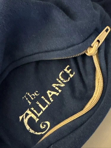 Jinx Blizzard World Of Warcraft Alliance Hoodie Small Fleece Full Zip Jacket image 18