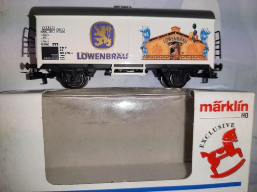 MÄRKLIN H0 95011 BIERWAGEN SONDERMODELL LÖWENBRÄU MÜNCHEN NAGELNEU IN DER OVP | Condition: Gebraucht