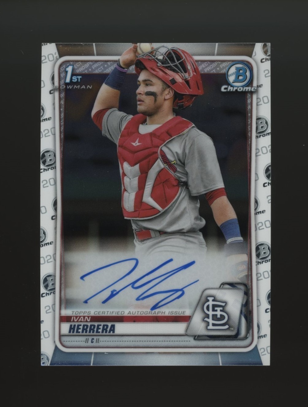 Ivan Herrera 1st Auto 2020 Bowman Chrome #CPA-IH