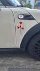 Set of 2 Rose Bowl Depeche Mode Rose Car Decal Violator DM Sticker 20cm