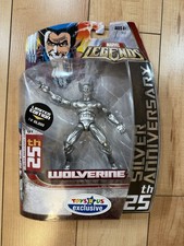 Marvel Legends Hasbro 2006 Silver Wolverine 25th Anniversary Figure TOYS R US