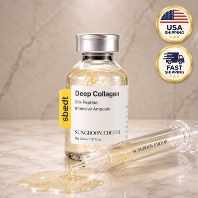 40ml Deep Collagen Silk Peptide Intensive Ampoule Reduce Fine Lines Tighten