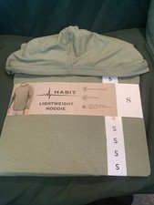 NWT Habit Men's Lightweight Hoodie S Deep Lichen Green Performance Sun Shirt