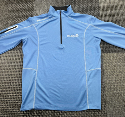 Columbia Golf Omni-Wick Shotgun 1/4 Zip Pullover M ReddyIce Marke blau Techwear