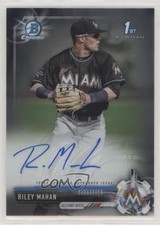 2017 Bowman Draft Chrome Draft Pick Auto Riley Mahan #CDA-RM Auto qm6