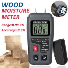 Digital LCD Wood Moisture Meter Detector Tester Wood Firewood Paper Cardboard