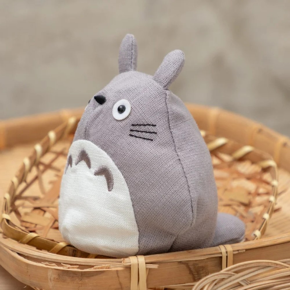 Peluche Totoro gris Mon Voisin Totoro doudou japonais Otega coton 25cm