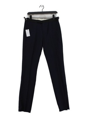 Paul Smith Herren Hose W 32 in Blau Wolle Neu Mit Etikett