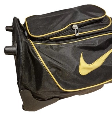 Nike Golf Club Travel Bag Black Yellow With Wheels | eBay