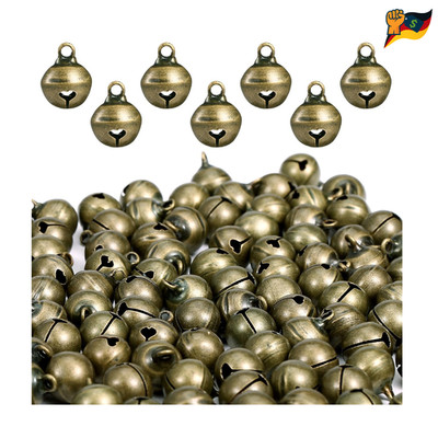 Bronze Schellen 12 mm 120 Stück Bastelzubehör Glöckchen Sch
