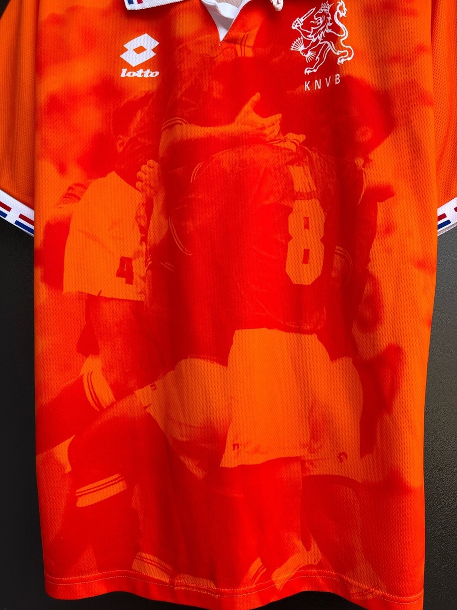 ウェア Netherlands 1996/97  Soccer Uniform Vintage 1996 - 1997 Netherlands Home Football Shirt Jersey