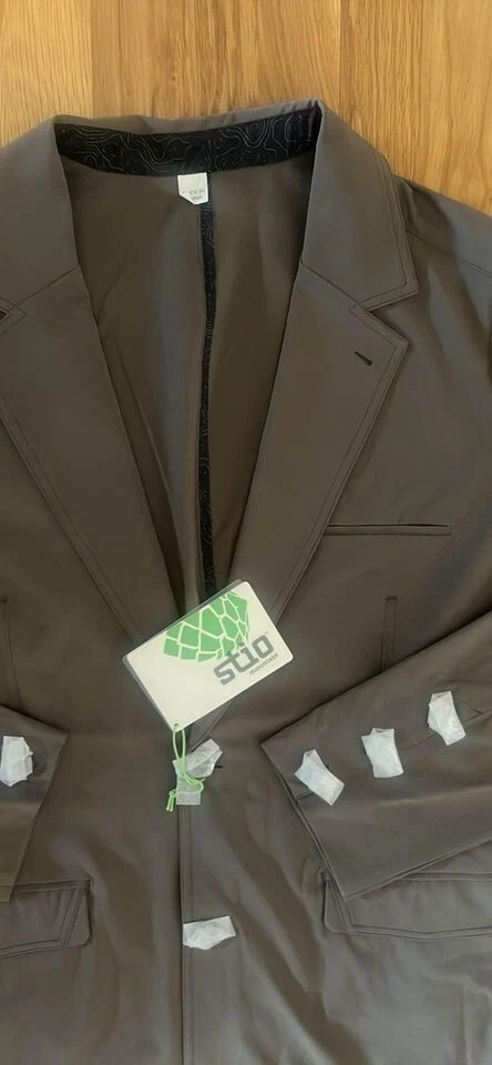 New-Stio Mountain Men's 44 Stretch 2 Button Rammel Blazer Sport Coat Jacket 2390