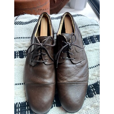 BELVEDERE Duke Soft Pebble Leather Oxfords Cap Toe Dress  display picture 1