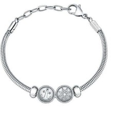 Bracciale Uomo Morellato Drops SCZ1190 in Acciaio 24.5 cm Ancora + Timone