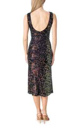 open lace back dress Dress The Population Karlie Dress - Black