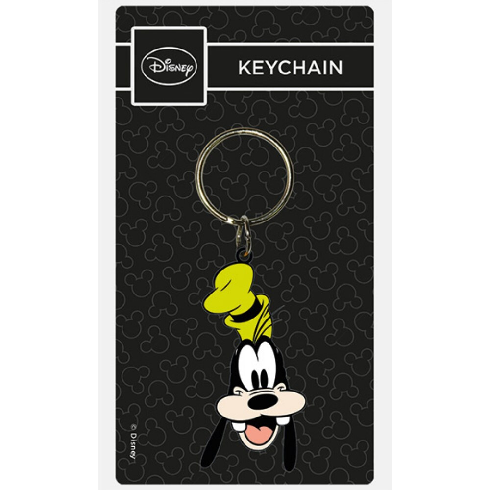 Disney Goofy Face RK38323C PVC Rubber Keychain 6x6cm