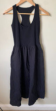 New Sweaty Betty Explorer ribbed racer Dess XXS Black
