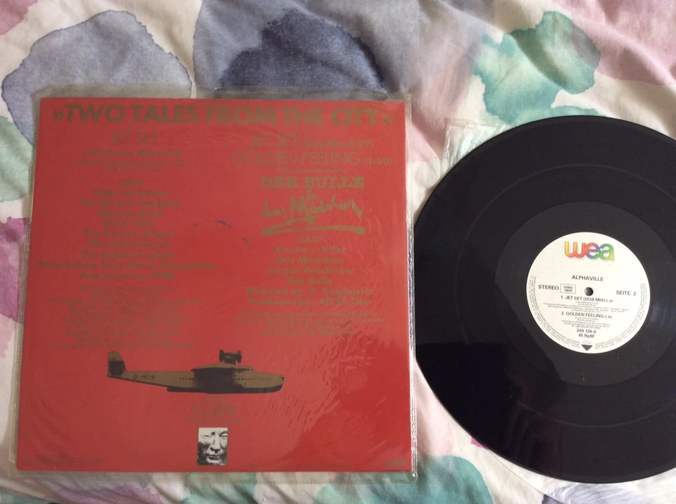 Alphaville Jet Set 12” Vinyl Single 2 X Copies Separate Sale -*Read Description* - Image 2 of 4