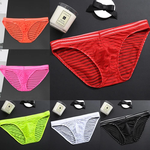 Men's Thong Underwear G-string Sheer Man Mini Slip Thong Pants 2025 NEW